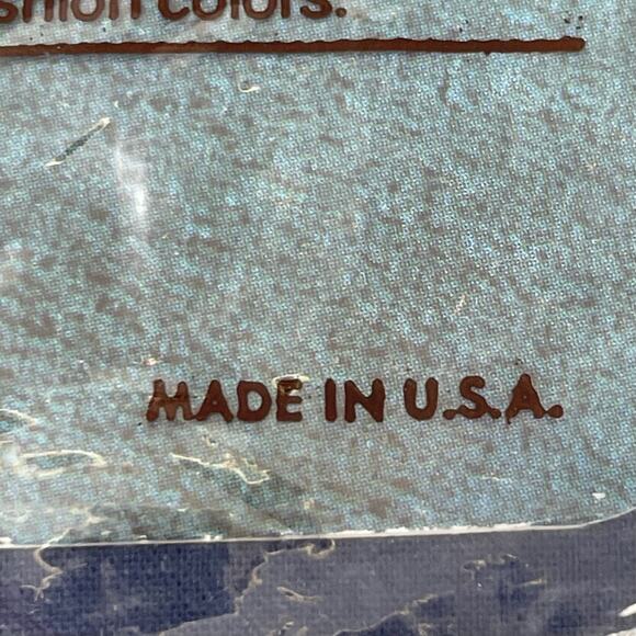 Springmaid Wondercale No-Iron Twin Sheets Navy Pinafore Solids New Old Stock NIP - Picture 11 of 11